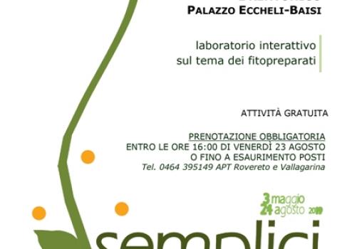 Laboratorio interattivo sul tema dei fitopreparati