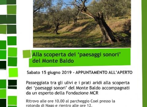 Passeggiata alla scoperta dei "paesaggi sonori" del Monte Baldo