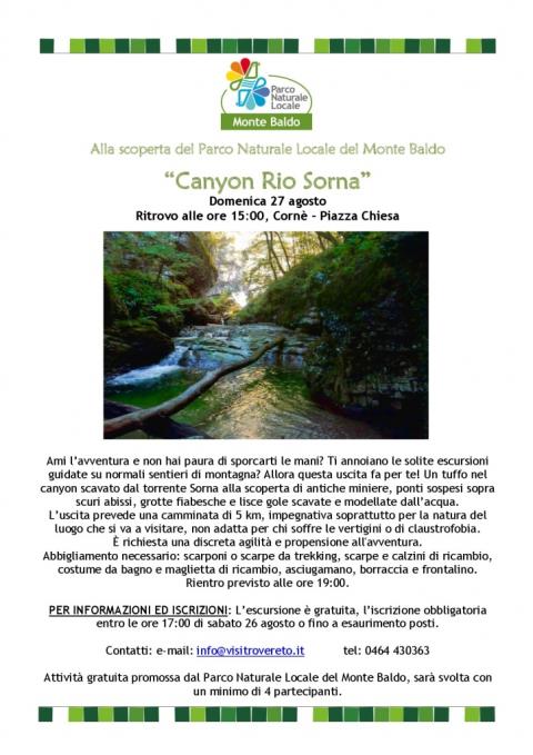 Canyon Rio Sorna Canyon Rio Sorna