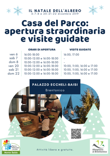 Visite guidate gratuite alla Casa del Parco! Visite guidate gratuite alla Casa del Parco!