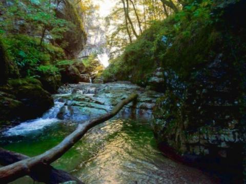 Il Canyon del torrente Sorna Il Canyon del torrente Sorna
