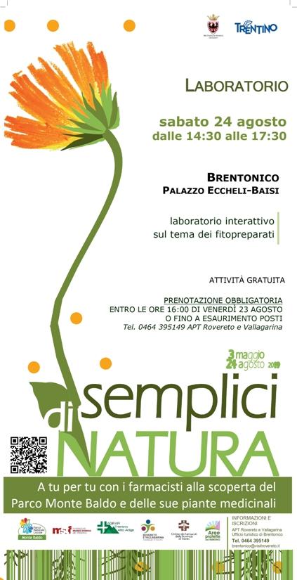 Laboratorio interattivo sul tema dei fitopreparati Laboratorio interattivo sul tema dei fitopreparati